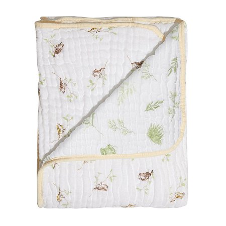 Cobertor Soft Bamboo Mami 1,10m x 0,90cm Canarinho - Papi Baby