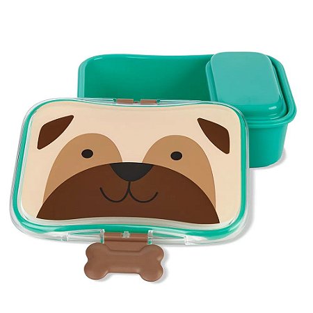 Kit Lanche ZOO Cachorro Pug - Skip Hop