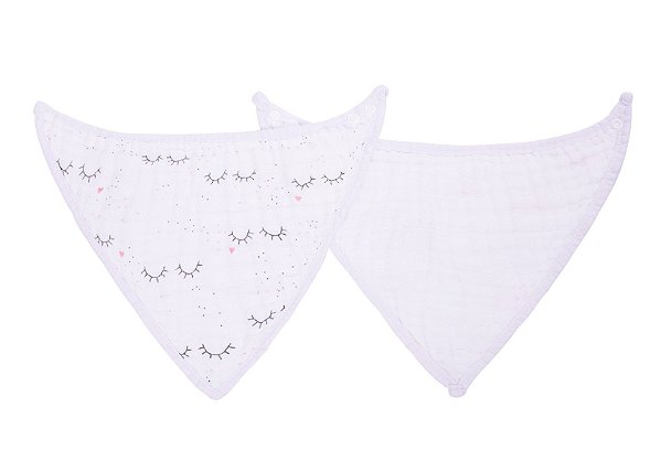 Babador Bandana Soft Premium com 02 Unidades Cílios - Papi Baby