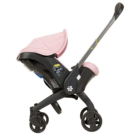 Carrinho de Bebê e Cadeira para Carro 3 em 1 Rosa - Embee