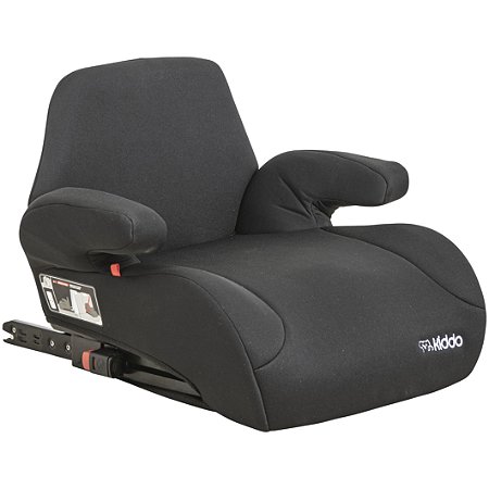 Assento Elevatório para Auto Booster com Isofit Comfort Preto - Kiddo