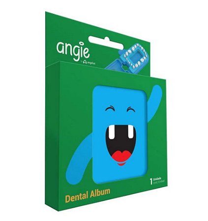 Dental Álbum Porta Dentinhos de Leite Azul - Angie Oral Care