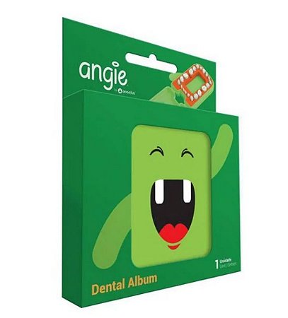 Dental Álbum Porta Dentinhos de Leite Verde - Angie Oral Care