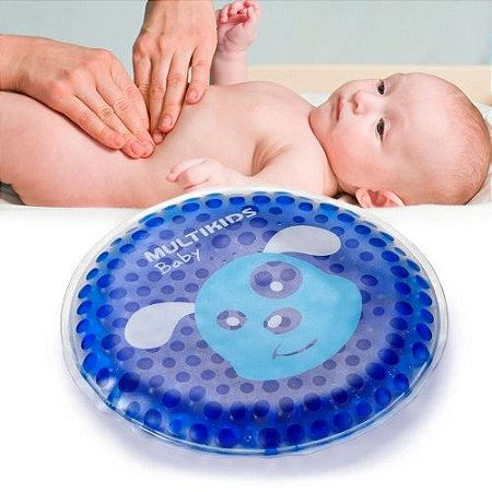 Almofada de Gel Compressa Safe Baby Azul - Multikids Baby