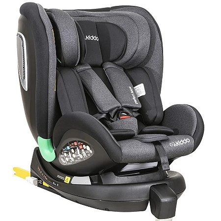 Cadeira para Auto 360 Isofix 0-36Kg Perfect Melange Grafite - Kiddo