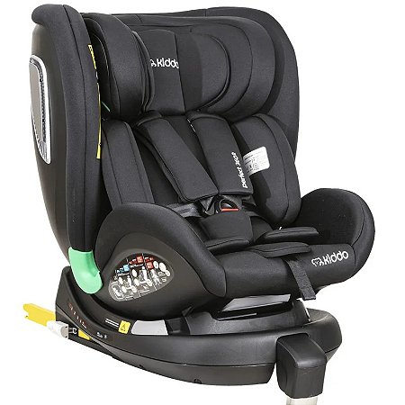 Cadeira para Auto 360 Isofix 0-36Kg Perfect Preto - Kiddo