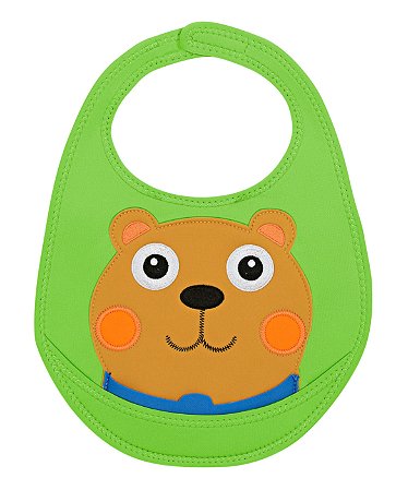 Babador Neoprene Urso Chocolate ao Leite - Oops