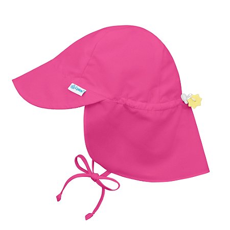Chapéu de Banho Infantil Australiano com FPS +50 Rosa Pink - iPlay