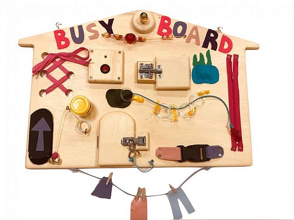 Busy Board Casinha - Painel de Atividades para Bebês - Baby & Me