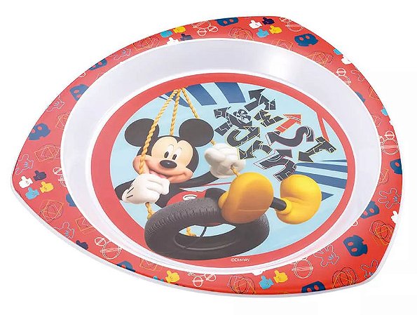 Prato Raso para Microondas Mickey Disney - Multikids Baby