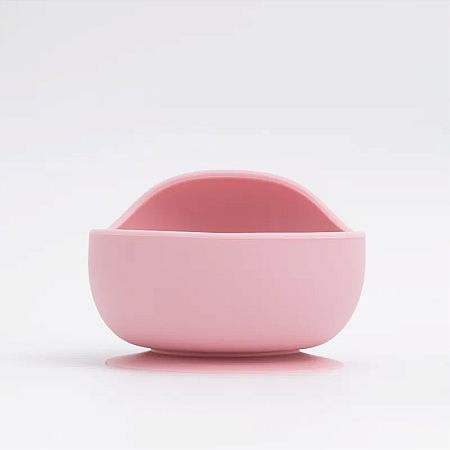 Bowl Infantil de Silicone com Ventosa Rosa - Petit Piá