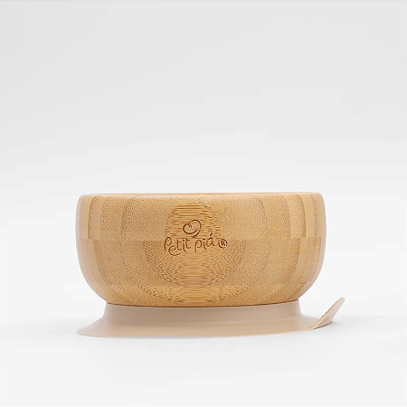 Bowl Infantil de Bambu com Ventosa - Petit Piá