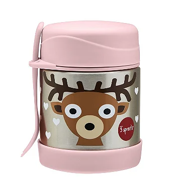 BABY OPEN BOX - Pote Térmico Inox com Talher Alce - 3 Sprouts