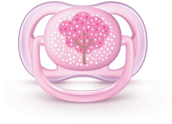 Chupeta Ortodôntica Ultra Air 0-6 Meses Menina Decorada - Philips Avent