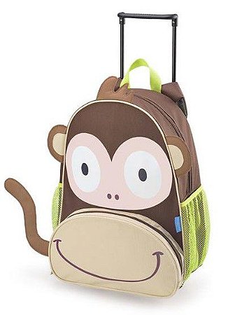 Mochila Infantil com Rodinha Macaco - Multikids Baby