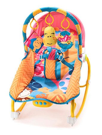 Cadeira de Balanço Musical Girafa 0-20 Kg - Multikids Baby