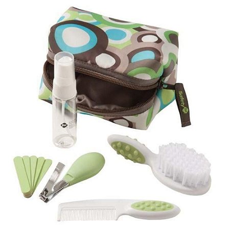 Kit de Higiene e Beleza Completo para o Bebê (10 peças) Verde - Safety 1st