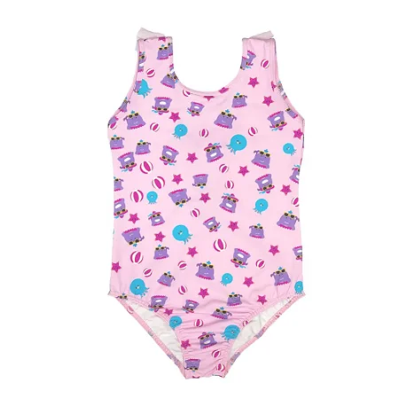 Maiô Infantil Baleia Willo Rosa - Marckids