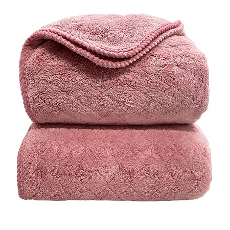 Toalha Banhão Laço Home Power Sec 150x80cm Square Rosa