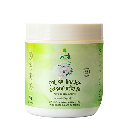 Sal de Banho Reconfortante com Sal de Magnésio - Verdi Natural