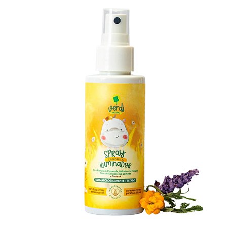 Spray Clareador de Cabelo com Camomila e Pantenol - Iluminador Natural - Verdi Natural