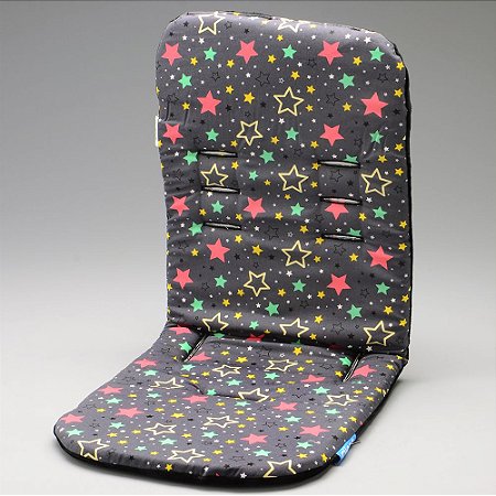 Almofada para Carrinho com Espuma de Viscoelástico Comfi-Cush Color Stars - Clingo