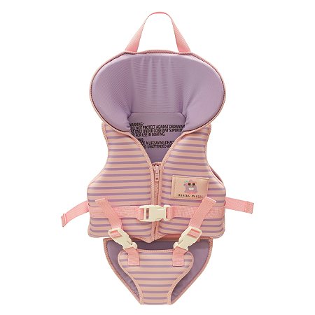 Colete Flutuador Infantil com Apoio para Pescoço Baleia Willo - Marcus & Marcus