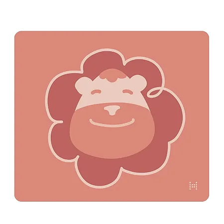 Jogo Americano em Silicone Leão Marcus Coral - Marcus & Marcus