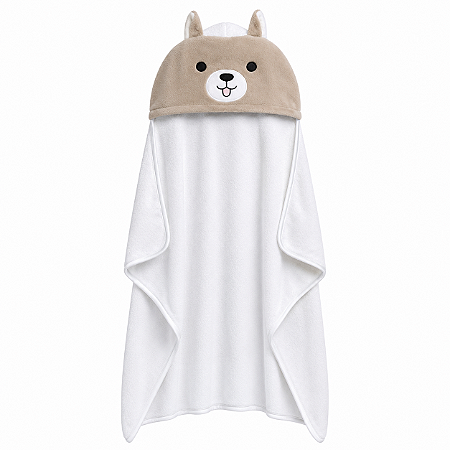 Toalha de Banho com Capuz Comfort Power Sec Cachorro Boo - Laço Bebê