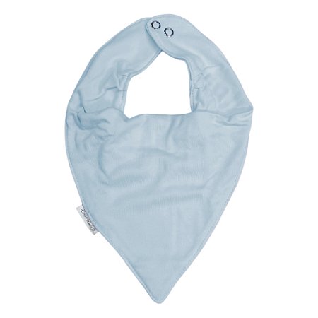 Babador Bandana Laço Bebê Bamboo - Azul Bebê