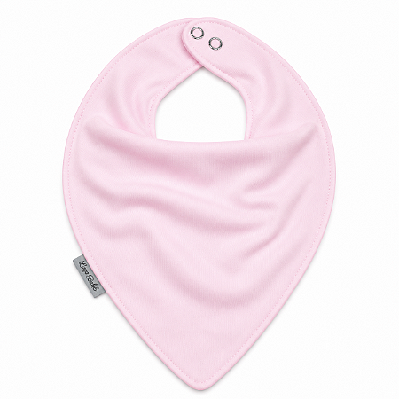 Babador Bandana Bamboo Laço Bebê - Rosa Bebê