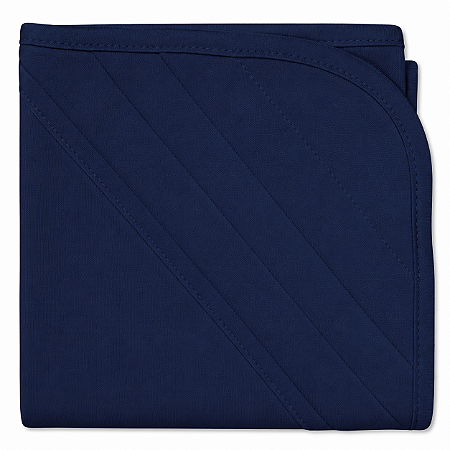 Manta Blanket Bebê 100% Algodão Laço Bebê - Azul Marinho