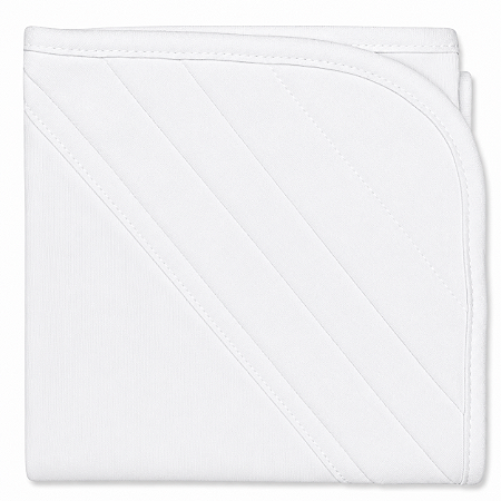 Manta Blanket Bebê 100% Algodão Laço Bebê - Branco