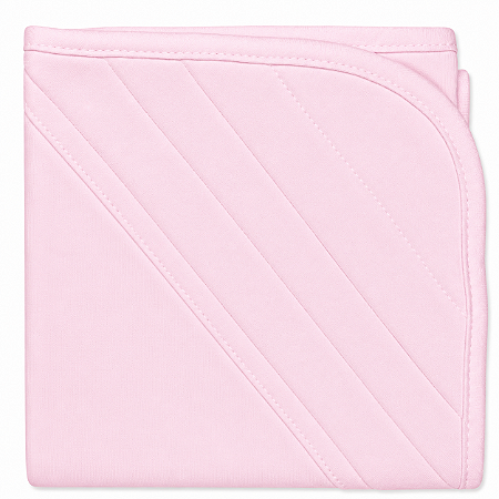 Manta Blanket Bebê 100% Algodão Laço Bebê - Rosa Bebê