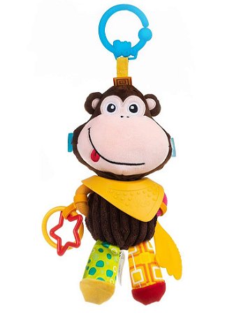 Pelúcia de Atividades Bandana Buddies Macaco Molly - Balibazoo