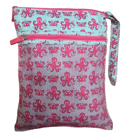 Bolsa Impermeável Polvo Rosa - Ecoeplay