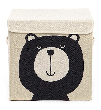 Caixa Organizadora Infantil Linha Animals com Tampa - Urso Teddy