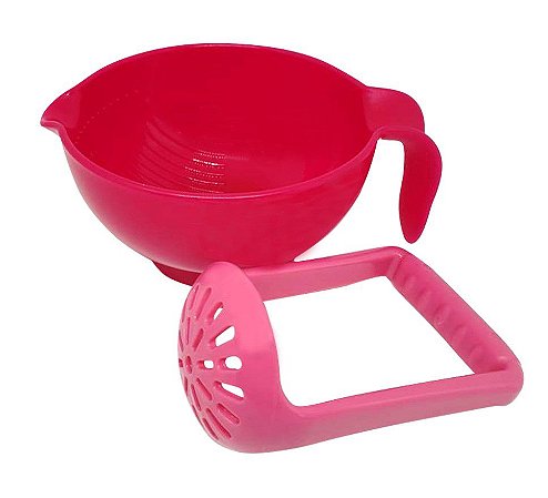 Amassador de Alimentos para Papinha Smash Smash Rosa - Multikids Baby