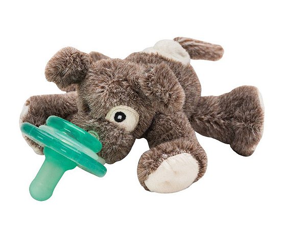 Paci Plushies Nookums Cachorro - Prendedor de Chupeta Universal