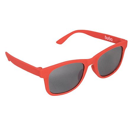 Óculos de Sol Baby com Armação Flexível e Proteção Solar Vermelho - Buba