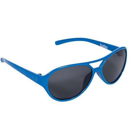 Óculos de Sol Baby com Armação Flexível e Proteção Solar Azul Royal - Buba