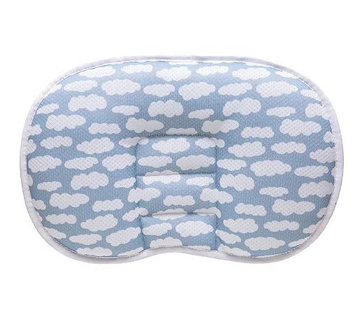 Travesseiro Suporte para Cabeça com Tecido Respirável Nuvem - Girotondo Baby