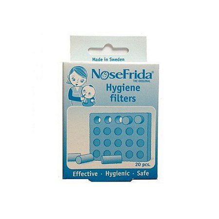 Refil de Filtro para Aspirador Nasal Nosefrida com 20 unidades