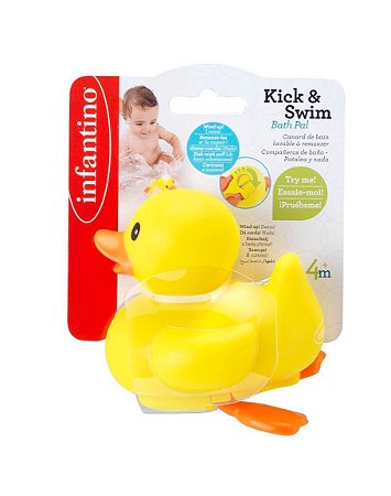 Brinquedo de Banho Patinho Nadador - Infantino