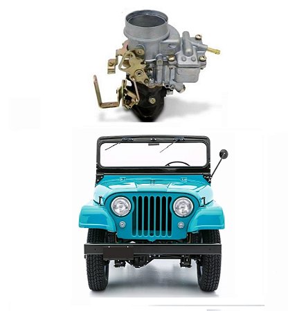 Carburador Jeep Willys /Rural/ F75 Motor 04 cc Ohc DFV228 Ford /Willys