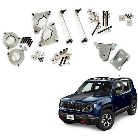 Kit Completo Lift 1.5 Polegadas Jeep Renegade 2015 a 2023