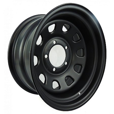 RODA DAYTONA BLACK 17X9 - 5 FUROS DE 139.7 PRETO FOSCO ELETROSTÁTICO