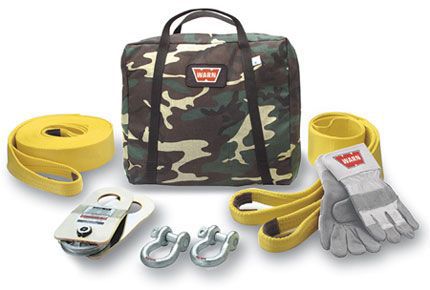 KIT DE ACESSORIOS PARA GUINCHOS COM BOLSA CAMUFLADA WARN