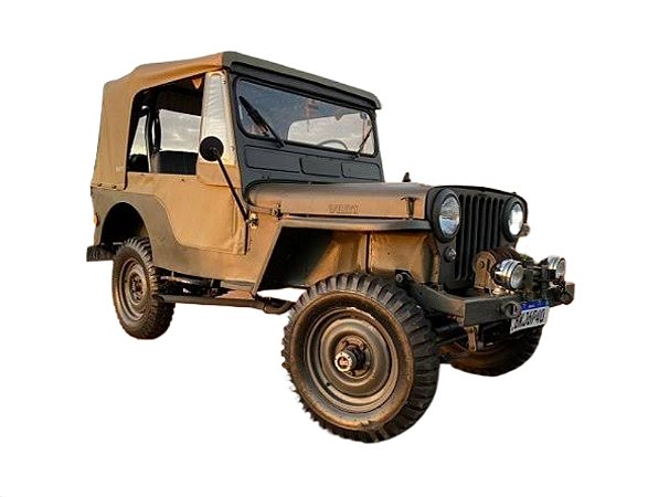 Capota Conversível Bege Jeep CJ3
