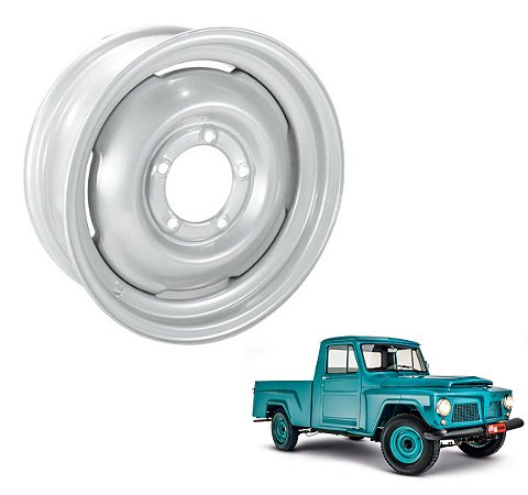 RODA ORIGINAL PICAPE F75 WILLYS / FORD ARO 16X4,5